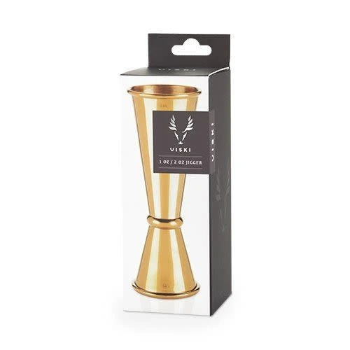 OXO 1 & 2oz Gold Japanese Jigger 4 OXO 1 & 2oz Gold Japanese Jigger - Image 2