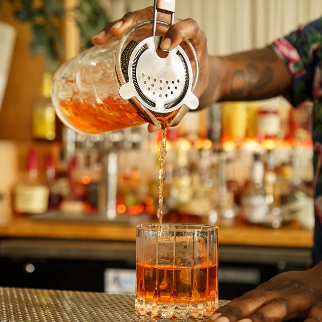 OXO Hawthorne Cocktail Strainer With Wood Handle 9 OXO Hawthorne Cocktail Strainer With Wood Handle - Image 7