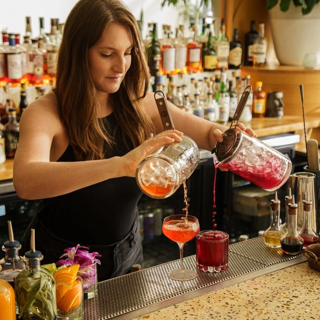 OXO Hawthorne Cocktail Strainer With Wood Handle 10 OXO Hawthorne Cocktail Strainer With Wood Handle - Image 8