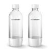 1 Liter White Sodastream Bottles, Set Of 2 -Kitchen Supplies Store image 939