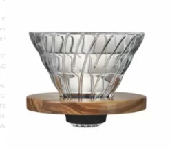 Olive Wood & Glass #2 Pourover