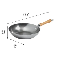 OXO 12" Flat Bottom Carbon Steel Wok -Kitchen Supplies Store image 99